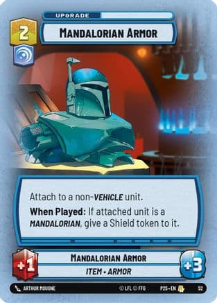 Mandalorian Armor | Foil (52)  [Organized Play Promos]