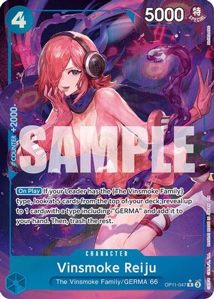 Vinsmoke Reiju (Alternate Art) (OP11-047) - A Fist of Divine Speed Foil