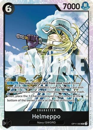 Helmeppo (OP11-092) - A Fist of Divine Speed Foil