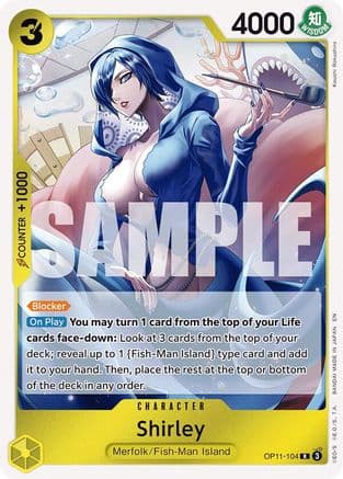 Shirley (OP11-104) - A Fist of Divine Speed Foil