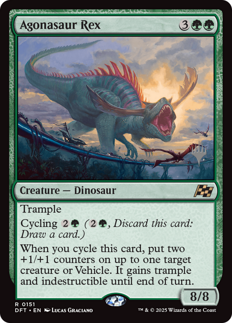 Agonasaur Rex (151) [Promo Pack: Aetherdrift]  Foil
