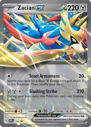 Zacian ex 198- SV Scarlet & Violet Promo Cards Holofoil