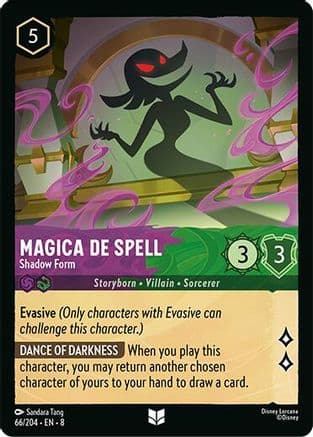 Magica De Spell - Shadow Form | Cold Foil (66/204) [Reign of Jafar]