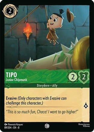 Tipo - Junior Chipmunk |  (89/204) [Reign of Jafar]