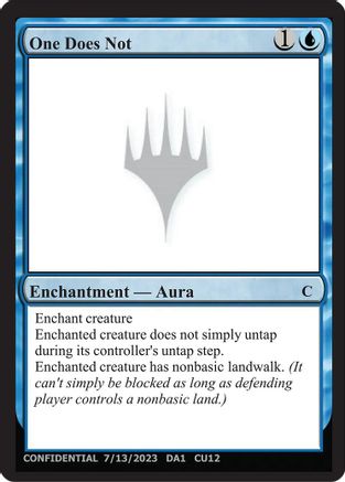 One Does Not () [Un-Known Event Playtest Cards]