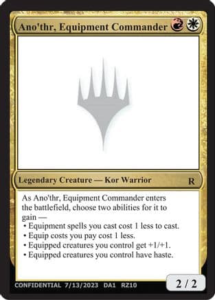 Ano'thr, Equipment Commander () [Un-Known Event Playtest Cards]