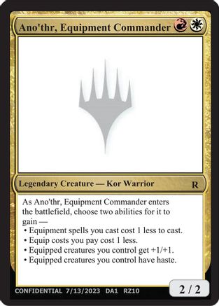 Ano'thr, Equipment Commander () [Un-Known Event Playtest Cards]