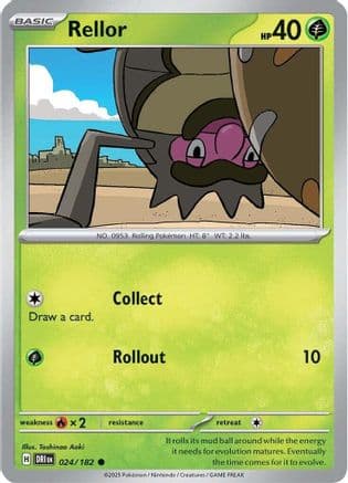 Rellor 024- SV10 Destined Rivals Reverse Holofoil