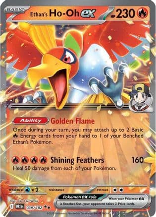 Ethan's Ho 039/182  - Holofoil SV10 Destined Rivals - Double Rare