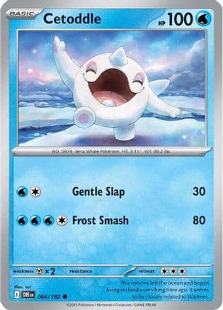 Cetoddle 064- SV10 Destined Rivals Reverse Holofoil