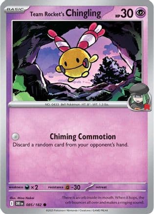 Team Rocket's Chingling 085- SV10 Destined Rivals