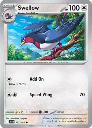 Swellow 157- SV10 Destined Rivals