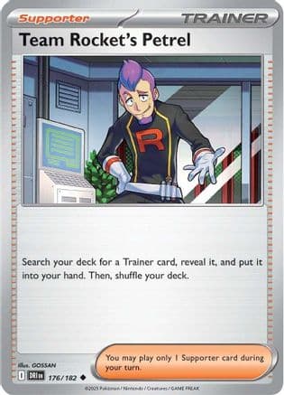 Team Rocket's Petrel 176/182 - SV10 Destined Rivals Reverse Holofoil