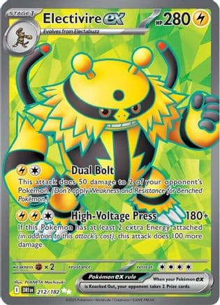Electivire ex - 212/182 (212) Holofoil [SV10 Destined Rivals]