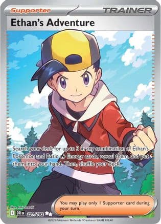 Ethan's Adventure 221/182 - SV10 Destined Rivals Holofoil