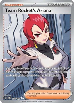 Team Rocket's Ariana 224/182 - SV10 Destined Rivals Holofoil