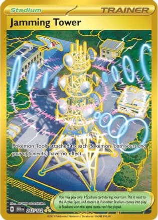 Jamming Tower 243- SV10 Destined Rivals Holofoil