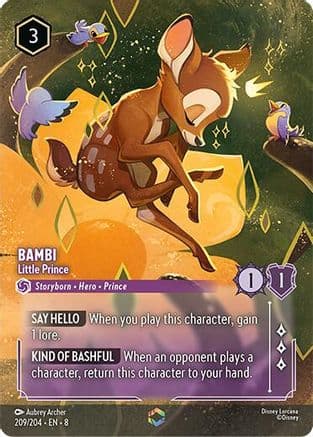 Bambi - Little Prince (Enchanted) | Holofoil (209/204) [Reign of Jafar]