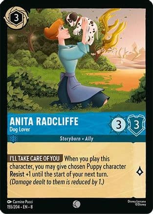 Anita Radcliffe - Dog Lover | Cold Foil (155/204) [Reign of Jafar]