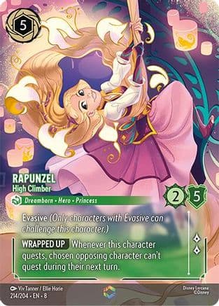 Rapunzel - High Climber (Enchanted) | Holofoil (214/204) [Reign of Jafar]
