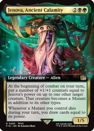Jenova, Ancient Calamity (Extended Art) |  Foil (493) [FINAL FANTASY]