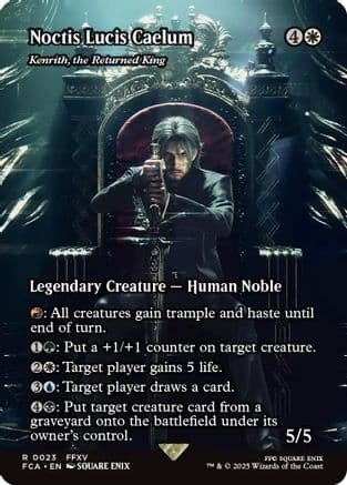 Noctis Lucis Caelum - Kenrith, the Returned King (Showcase) (023) [FINAL FANTASY: Through the Ages]  Foil