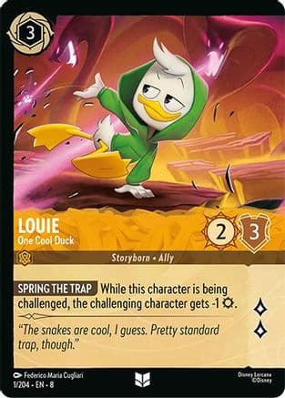 Louie - One Cool Duck (Foil) | Cold Foil (1/204) [Reign of Jafar]
