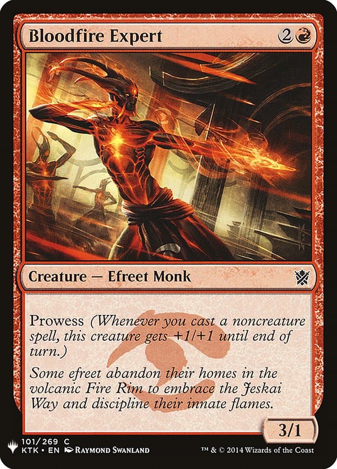 Bloodfire Expert |  (KTK-101) [The List]