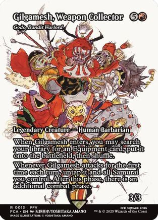 Gilgamesh, Weapon Collector - Godo, Bandit Warlord (Showcase) (013) [FINAL FANTASY: Through the Ages]  Foil
