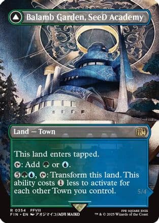 Balamb Garden, SeeD Academy (Borderless) (354) [FINAL FANTASY]  Foil