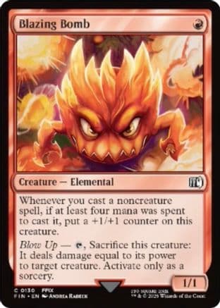 Blazing Bomb (130) [FINAL FANTASY]  Foil