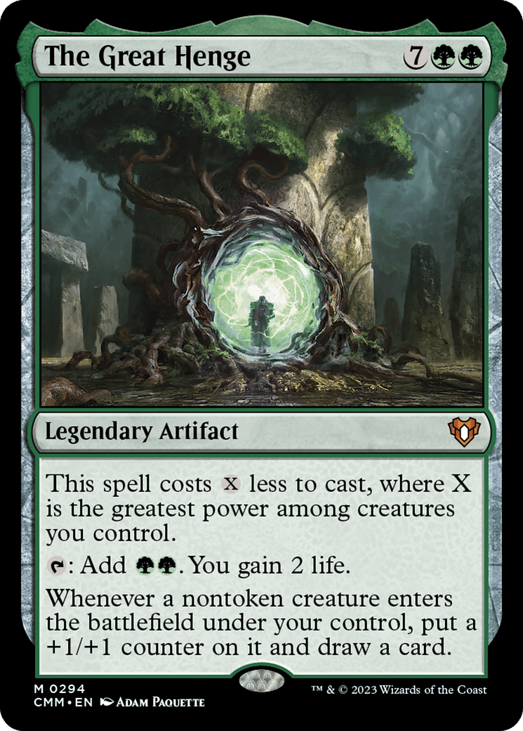 The Great Henge [Commander Masters] Foil