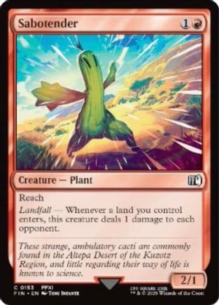 Sabotender (153) [FINAL FANTASY]  Foil