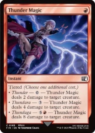 Thunder Magic (165) [FINAL FANTASY]  Foil