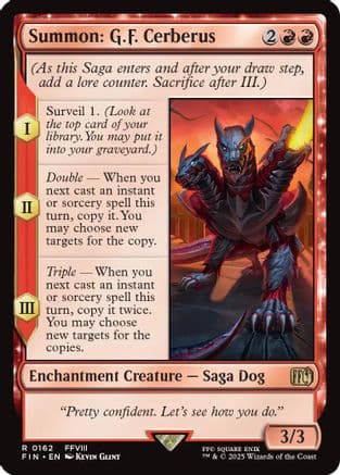 Summon: G.F. Cerberus (162) [FINAL FANTASY]  Foil