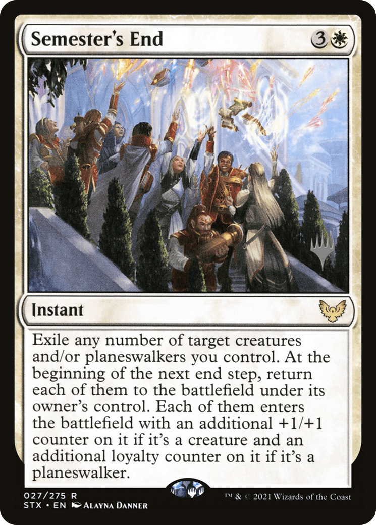 Semester's End (Promo Pack) [Strixhaven: School of Mages Promos] Foil