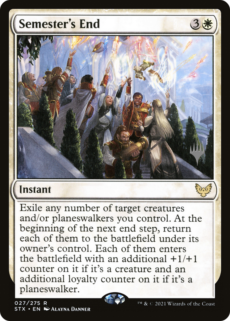Semester's End (Promo Pack) [Strixhaven: School of Mages Promos] Foil