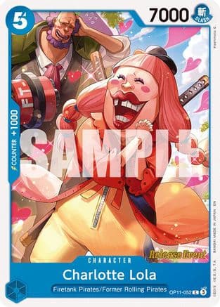 Charlotte Lola (OP11-052) - A Fist of Divine Speed Release Event Cards