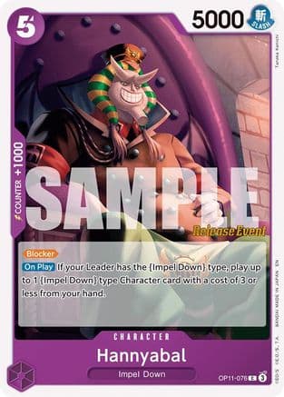 Hannyabal (OP11-076) - A Fist of Divine Speed Release Event Cards