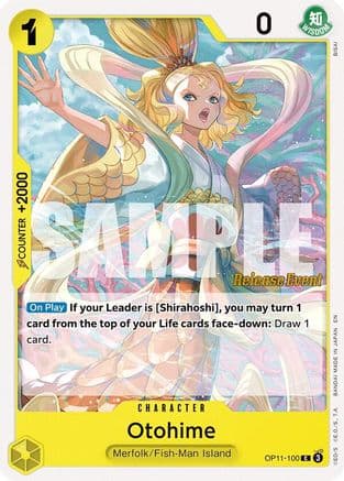 Otohime (OP11-100) - A Fist of Divine Speed Release Event Cards