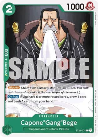 Capone"Gang"Bege (ST24-001) - Starter Deck 24: GREEN Jewelry Bonney