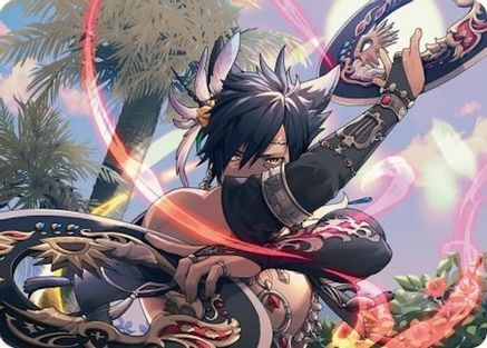 Dancer's Chakrams Art Card |  (024) [Art Series: FINAL FANTASY]