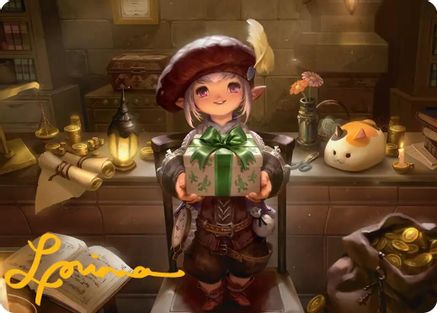 Tataru Taru Art Card (Gold-Stamped Signature) |  (025) [Art Series: FINAL FANTASY]