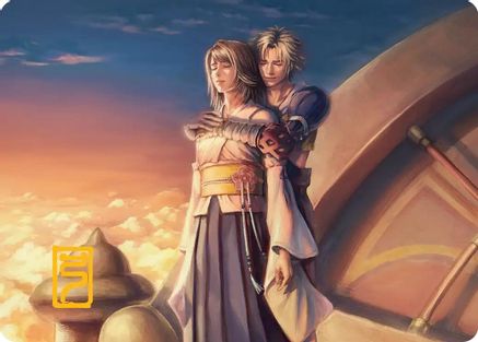 Farewell Art Card (Gold-Stamped Signature) |  (031) [Art Series: FINAL FANTASY]