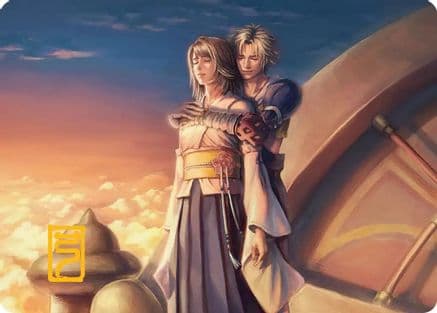 Farewell Art Card (Gold-Stamped Signature) |  (031) [Art Series: FINAL FANTASY]