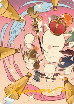 Summon: Good King Mog XII Art Card (Gold-Stamped Signature) |  (041) [Art Series: FINAL FANTASY]