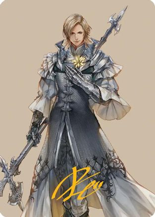 Dion, Bahamut's Dominant Art Card (Gold-Stamped Signature) |  (042) [Art Series: FINAL FANTASY]