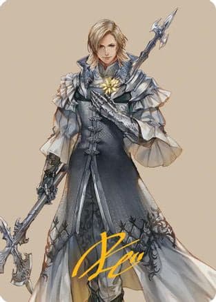 Dion, Bahamut's Dominant Art Card (Gold-Stamped Signature) |  (042) [Art Series: FINAL FANTASY]