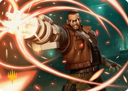 Barret Wallace Art Card (Gold-Stamped Planeswalker Symbol) |  (008) [Art Series: FINAL FANTASY]