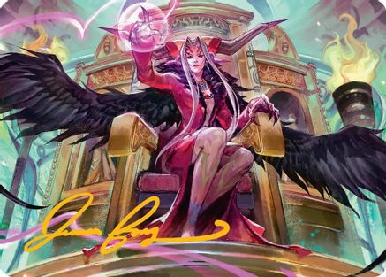 Sorceress's Schemes Art Card (Gold-Stamped Signature) |  (009) [Art Series: FINAL FANTASY]